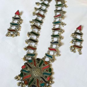 Mina multi colour Long necklaces